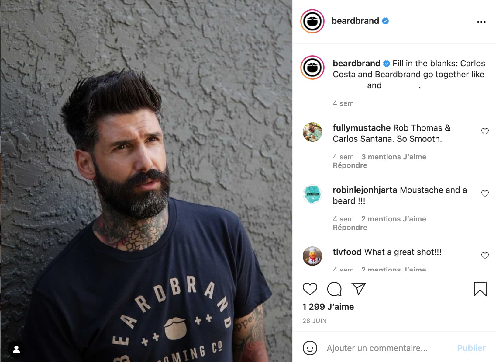 brand content instagram façon bearbrand