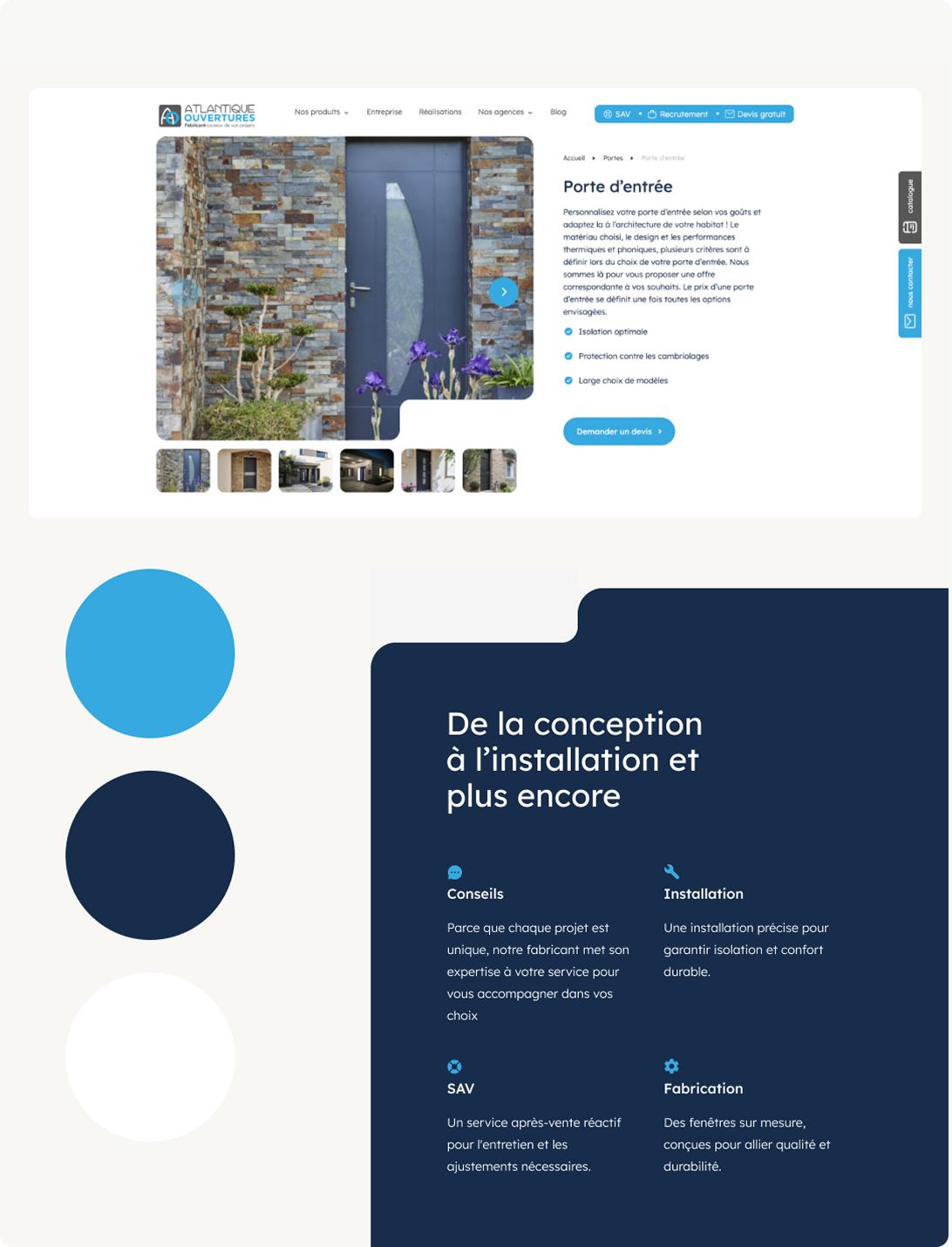 Guide des styles de la refonte Atlantique Ouvertures